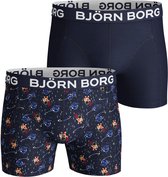 Bjorn Borg BB spaceman Heren Boxershort - 2P - Donkerblauw - Maat S