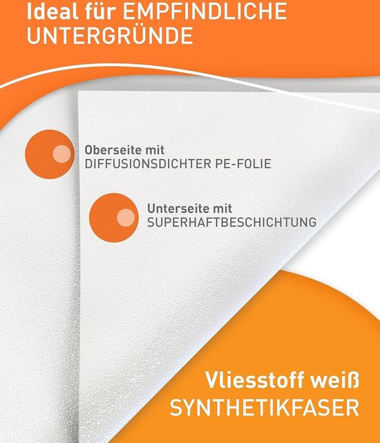 Multi Cover Breathable is a permeable fleece for newly laid floors EN