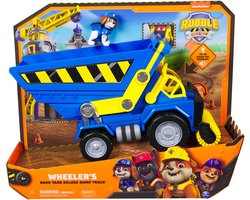 foto van Rubble & Crew - Blafwerf Vuilniswagen - bouwspeelgoed met lichten, geluiden en Wheeler-figuurtje - PAW Patrol speelgoed