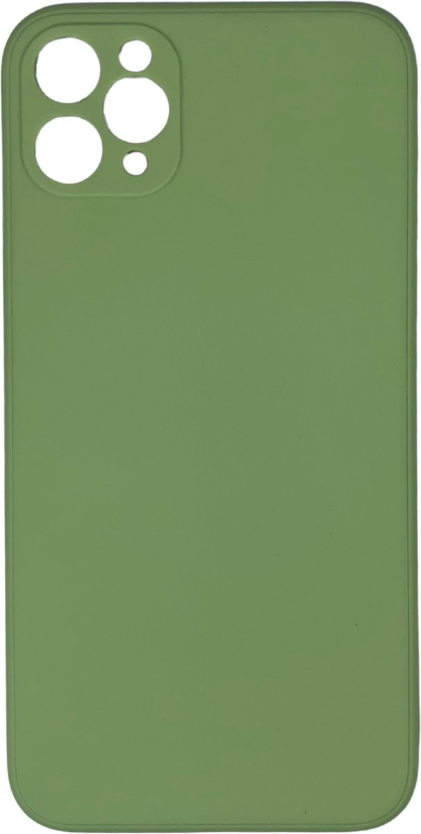 Smartphonehoesje - telefoonhoesje - geschikt voor iPhone 12 Pro Max - (licht)groen - flexibel