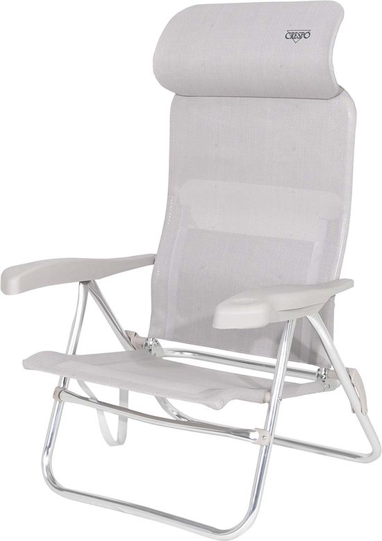 Crespo - Strandstoel - AL/205 - Compact - Licht grijs van Crespo — afbeelding 2