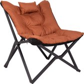 Bol.com Bo-Camp - Industrial - Relaxstoel - Brandon - Cationic - Clay aanbieding