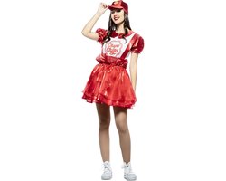 EUROCARNAVALES - Rode Chupa Chups jurkkostuum voor vrouwen