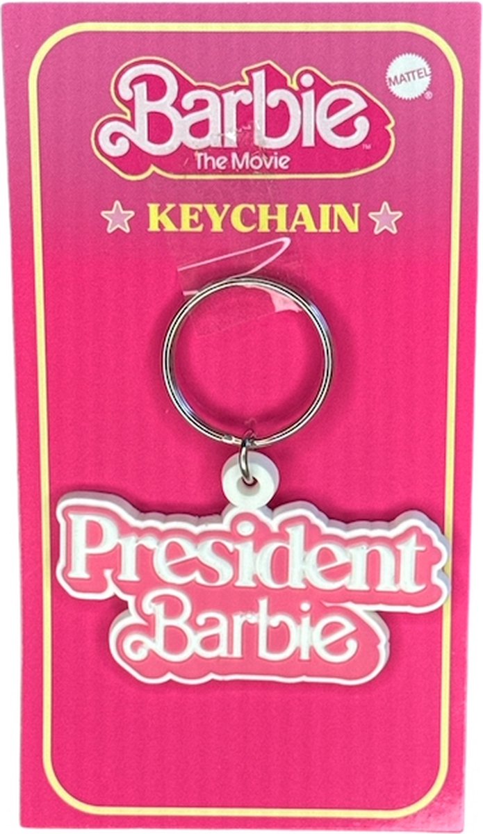 Barbie 2D PVC sleutelhanger President Barbie