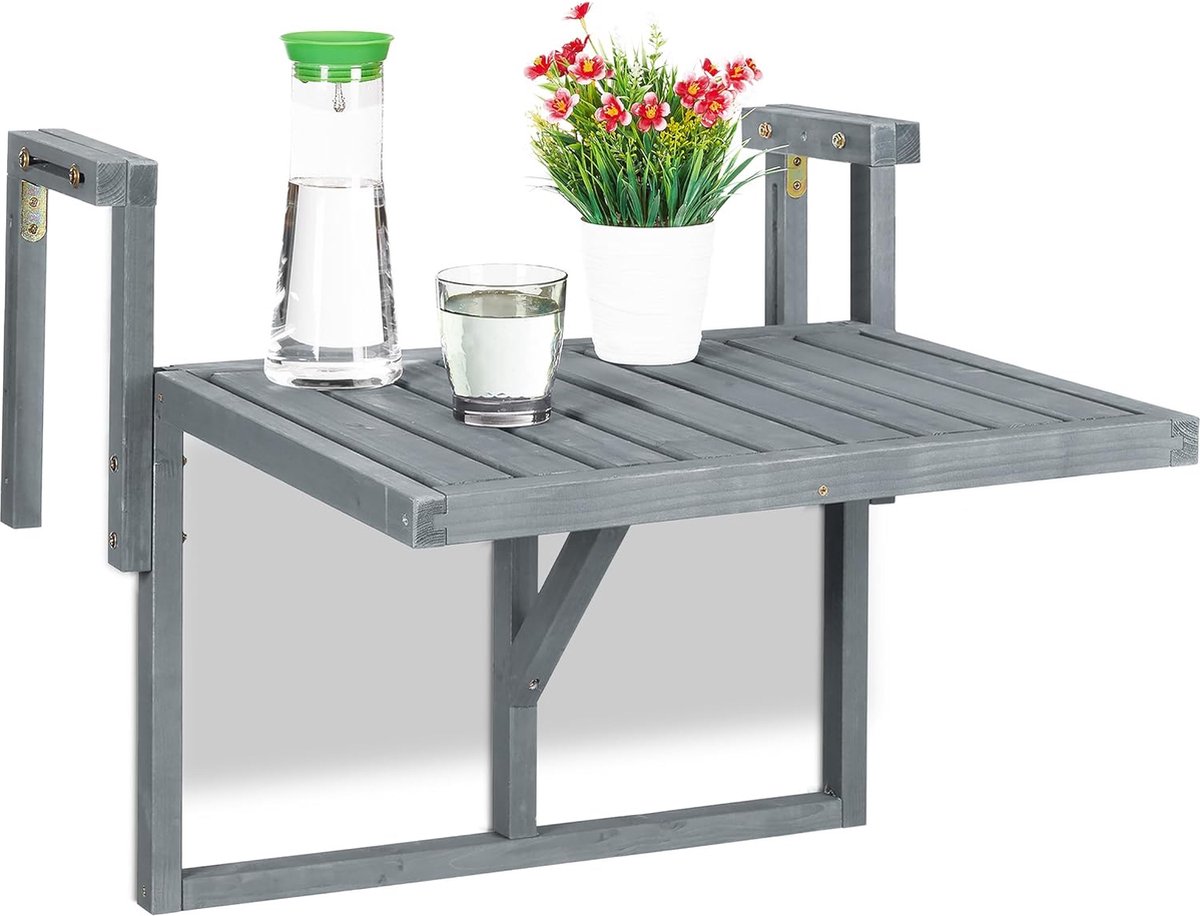 Balkontafel - Balkon tafel - Balkontafel inklapbaar - Balkontafel om op te hangen - Balkonbar