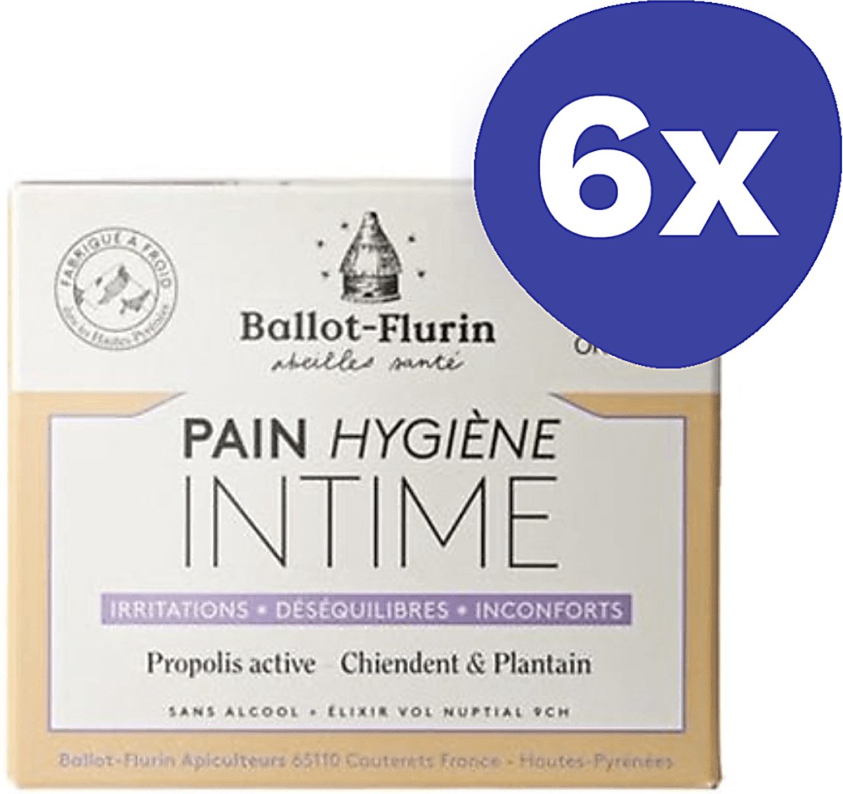 Ballot Flurin - Zeep voor intieme hygiëne (6x 100gr)