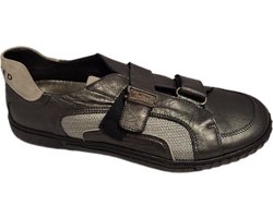 BOTTICELLI-OSLO FERRO-VELCRO-GREY/STEEL-SIZE 38