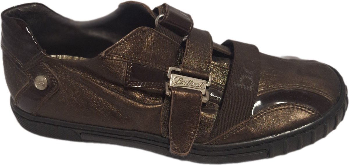 BOTTICELLI-OSLO TD MORO-VELCRO-BROWN-SIZE 39