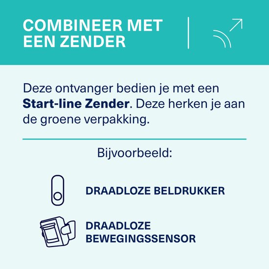 KlikAanKlikUit ACDB-8000C - Deurbelgong netstroom - Wit van Merkloos — afbeelding 5