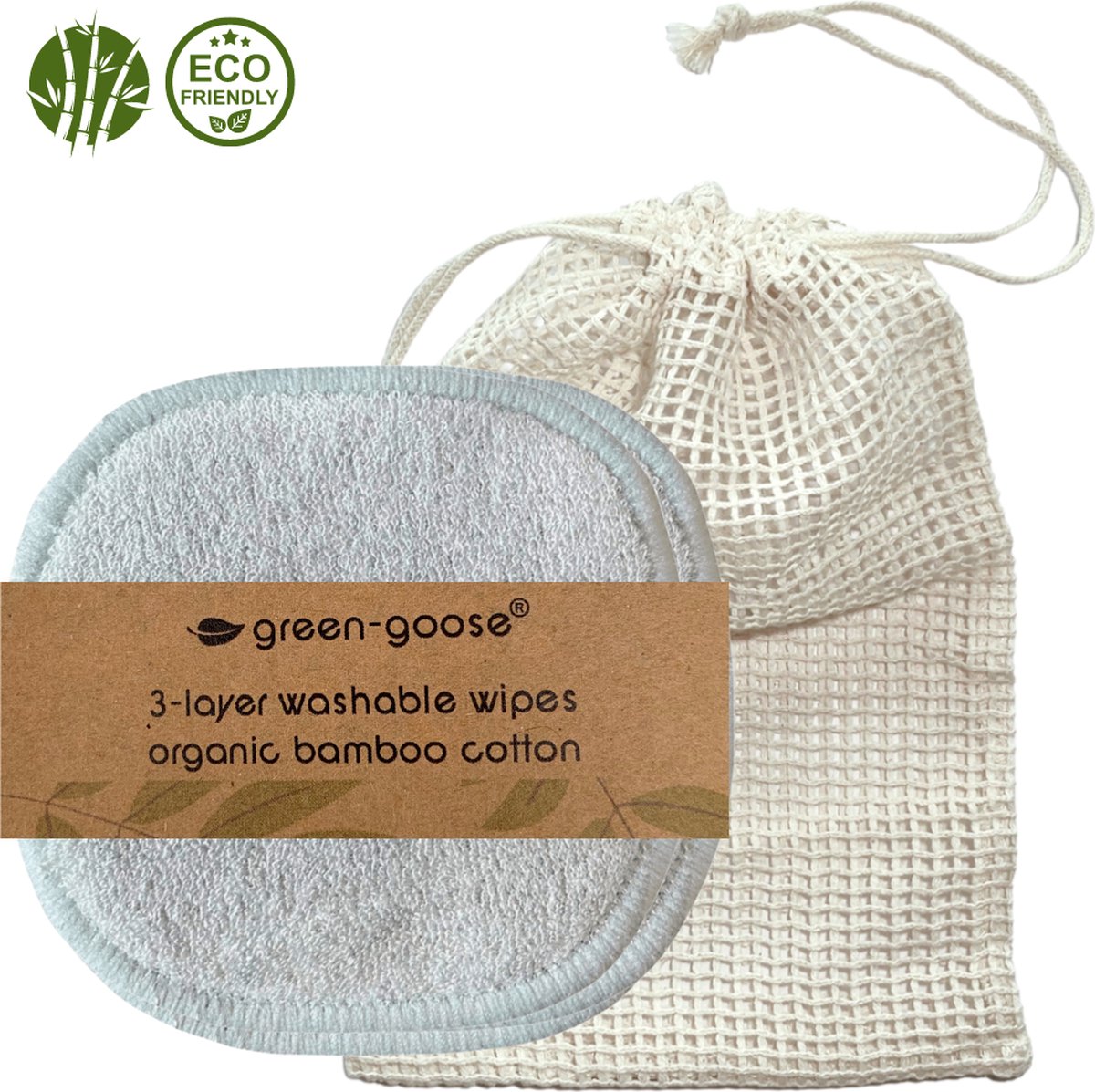 Merkloos Zachte Wattenschijfjes Wasbare Make Up Remover Doekjes 5 Stuks Inclusief Waszakje Make Up Remover Make Up Remover Waterproof Roze
