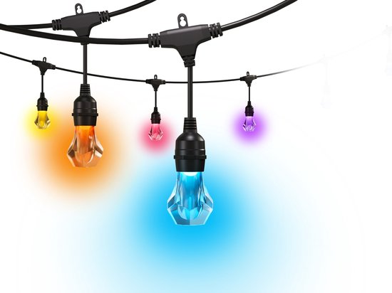 Nanoleaf Essentials Matter Smart Multicolour Outdoor String Lights ...
