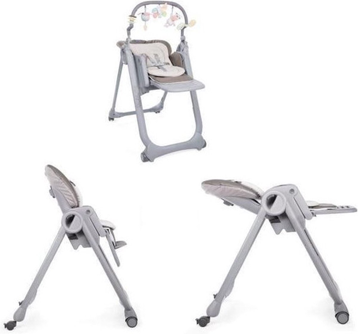 Chicco - Polly Magic Relax - Kinderstoel - Grey Melange – foto 2