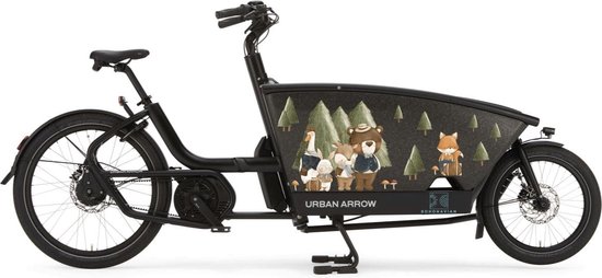 Foto: Reflecterende bakfiets sticker bos dieren veiliger en stijlvol flexibel ontwerp urban arrow lovens dolly bakfiets nl bohonavian vintage bomen