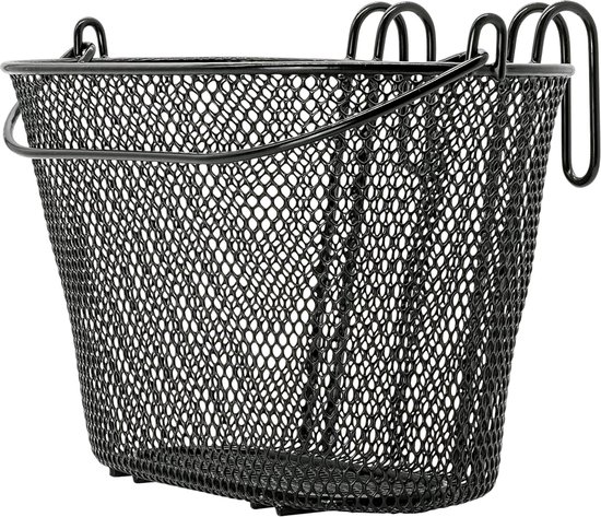 Foxlove Fietsmand voor kinderen, kleine fietsmand, fietsmand van wilgentenen, gevlochten rieten mand, fietsmand, hangmand voor, fietsaccessoires voor doe-het-zelf stuurmand, meisjes, cadeauset