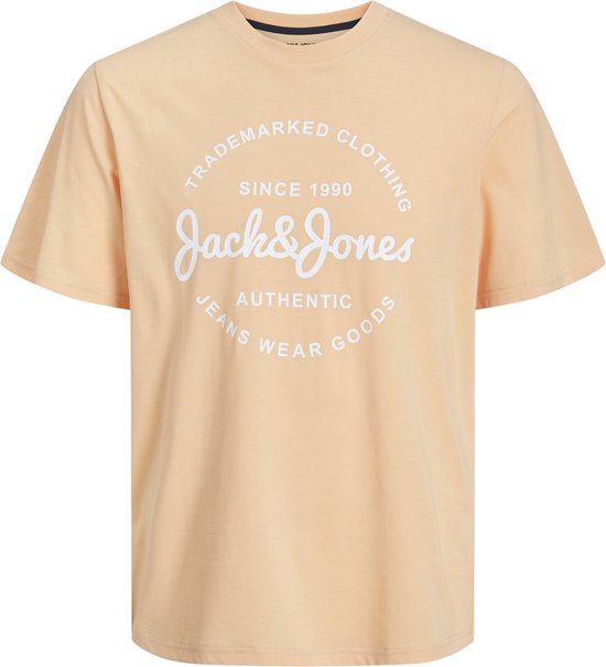 JACK & JONES Herren T-Shirt Joraruba Branding – Kurzarm, Crew Neck, Regelmäßige Passform