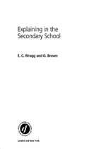 Explaining in the Secondary School