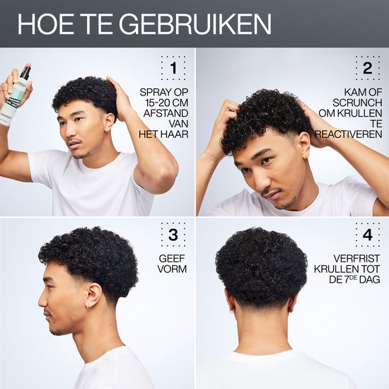 Redken Refreshing Curl Mist - Rafraîchit les boucles jusqu'à 7 jours sans lavage - 250ml