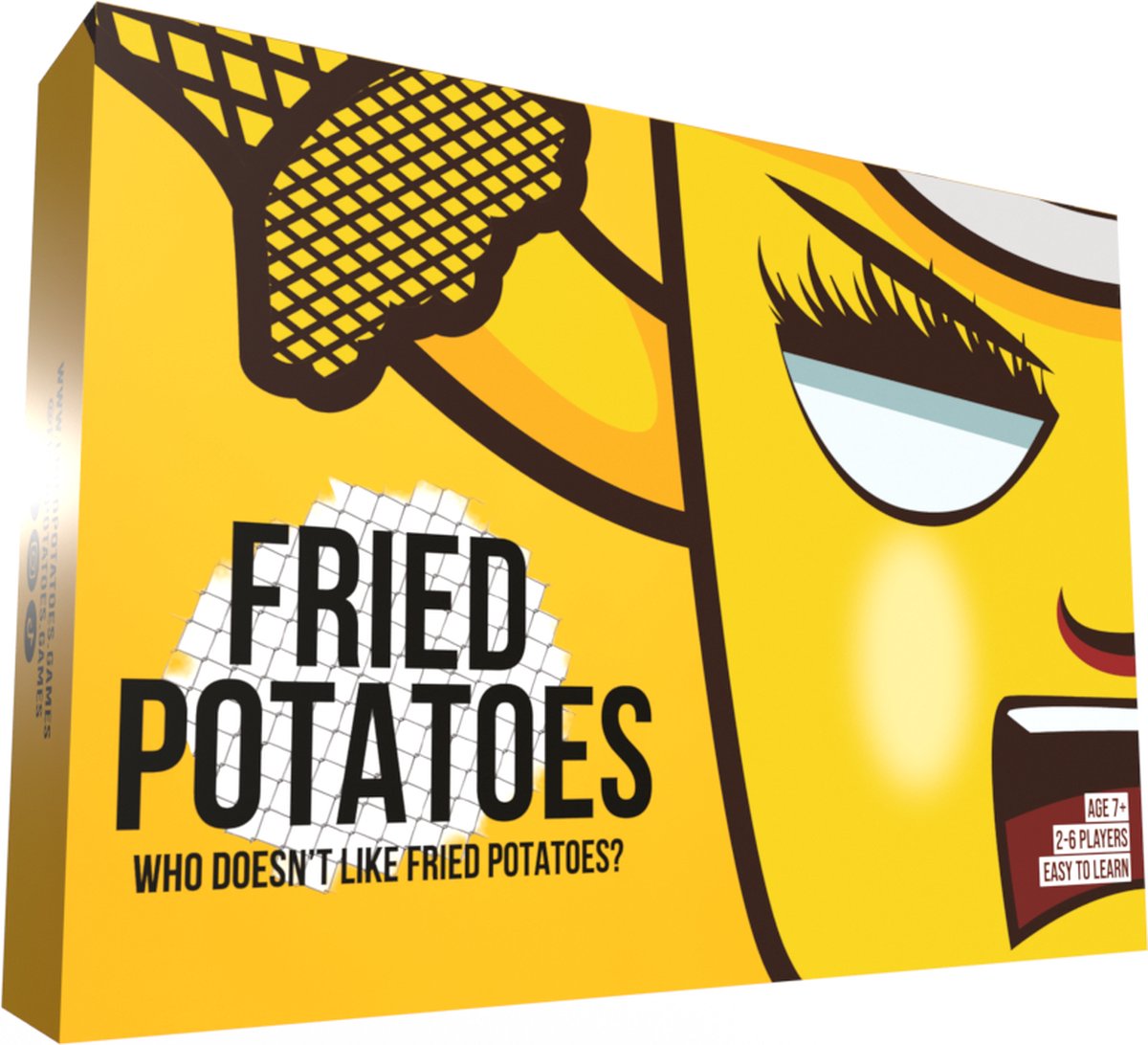 Fried Potatoes Card Game Original Edition Engelstalig Strategie Snelheid & Verslaving gegarandeerd Versla en 'Frituur' je tegenstanders in dit Interactieve Slagfestijn voor de Familie! Luxe Verpakking met Magneetjes