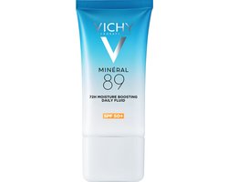 Vichy Minéral 89 72U Hydraterende Fluïde SPF 50+ - Hydrateert, beschermt en ondersteunt de huidbarrière - Zonder parfum - 50ml