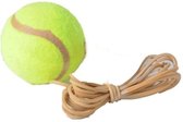Tennisbal met elastiek voor tennistrainer