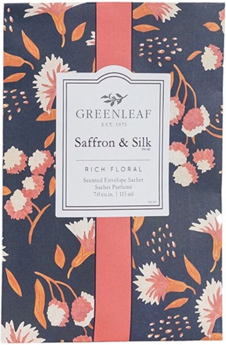 Greenleaf geurzakje Saffron & Silk 4 stuks