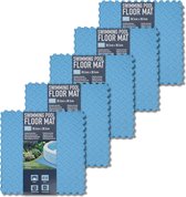 45x stuks Zwembad Tegels - Ondervloer Blauw - Foam tegels - Grip mat - Ondergrond - Bodem bescherming - Puzzelmat voor zwembad - 38,5 x 38,5 x 0,8 cm - 6,7m²