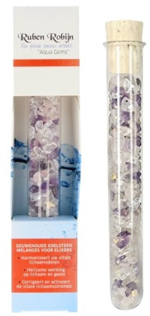 Ruben Robijn Liefde & Harmonie small Aqua Gems edelsteenwand paars