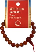 Bracelet Powerbead Cornaline (avec carte d'affichage)