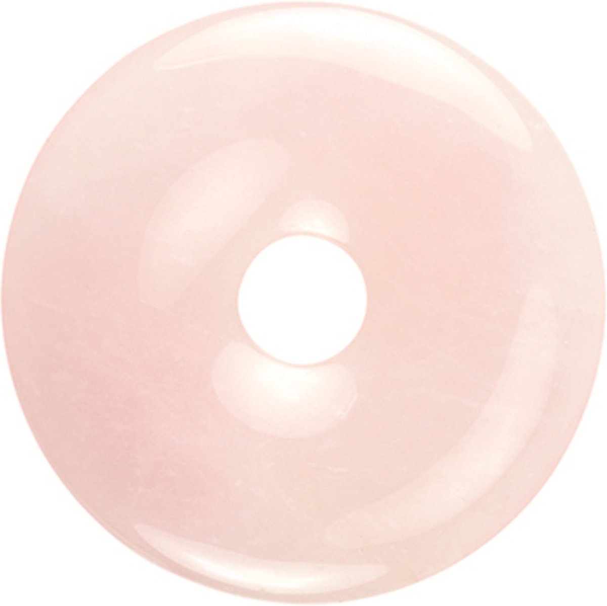 Roze kwarts donut 50 mm