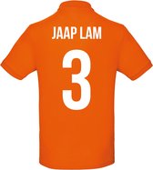 Oranje polo - Jaap Lam - Koningsdag - EK - WK - Voetbal - Sport - Unisex - Maat XS