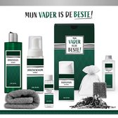 Geschenkset ''Mijn Vader Is De Beste!" - 7 Producten - 850 Gram | Giftset voor Hem - Cadeau Pakket Deluxe - Verjaardag - Jarig - Vaderdag - Wellness Cadeau Man - Bedankt liefste vader - Allerbeste Papa - Winnaar - Nummer 1 - Verjaardagscadeau - Groen