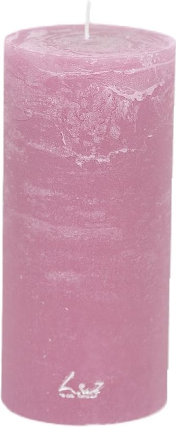 Rasteli Luz Your Senses Kaars-Stompkaars Paars-Roze D 7 cm H 15 cm