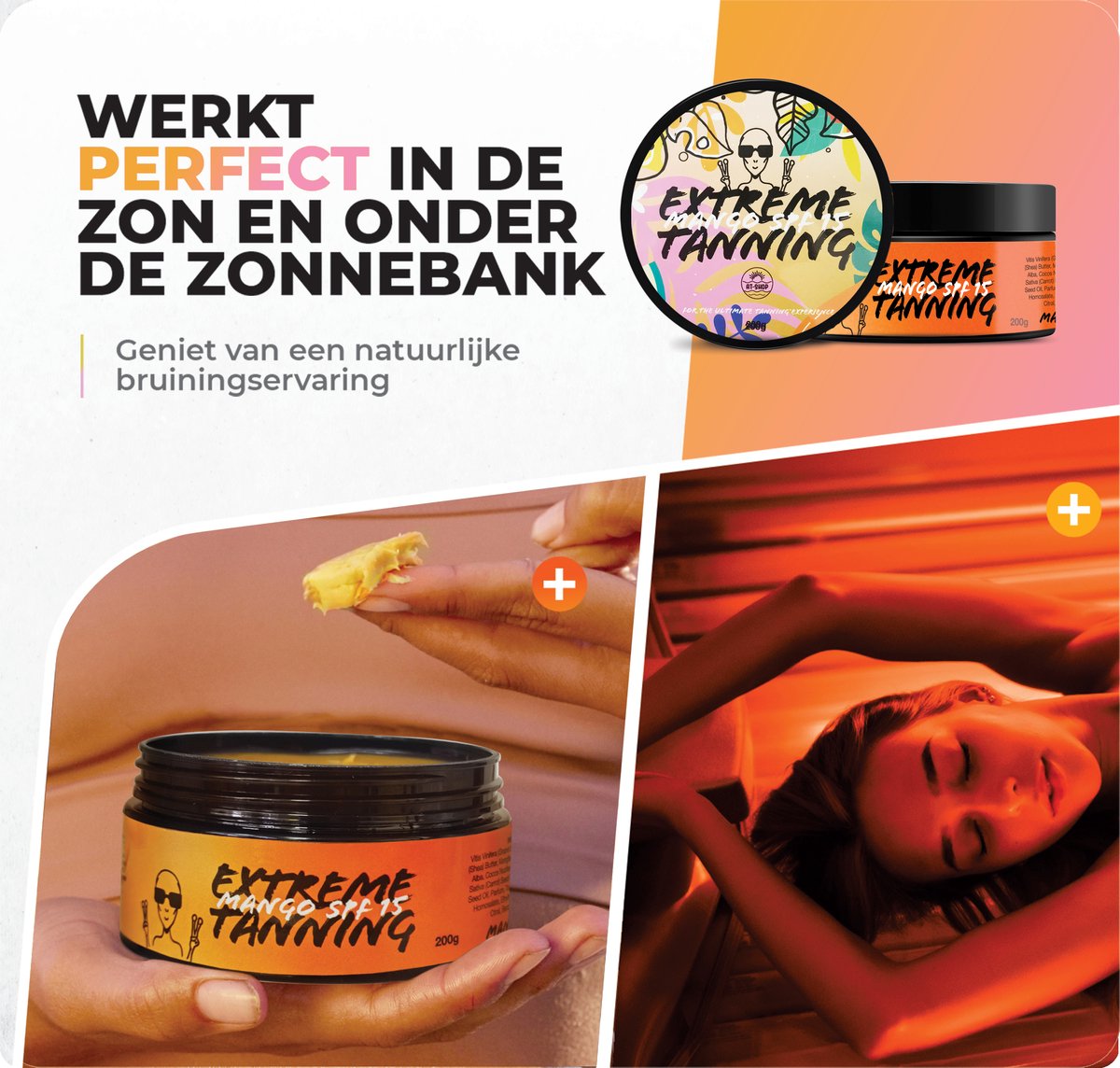 Extreme Tanning SPF 15 Tropisch - 100 ml - Zonnebankcreme - Zonnebrandcreme - Zonnebankcreme met bronzer - Zonnecreme – foto 5