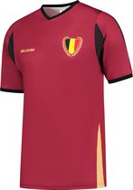 Belgie Voetbalshirt Thuis - 2024-2026 - Voetbalshirts Kinderen - Jongens en Meisjes - Sportshirts - Volwassenen - Heren en Dames-M
