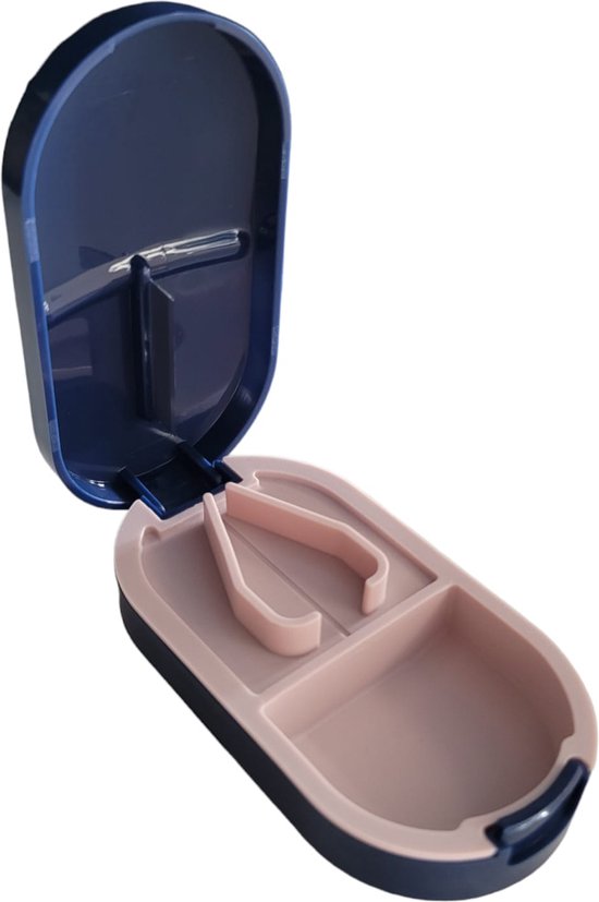 oDaani pillensnijder – kleine en grote pillen – met bewaardoosje