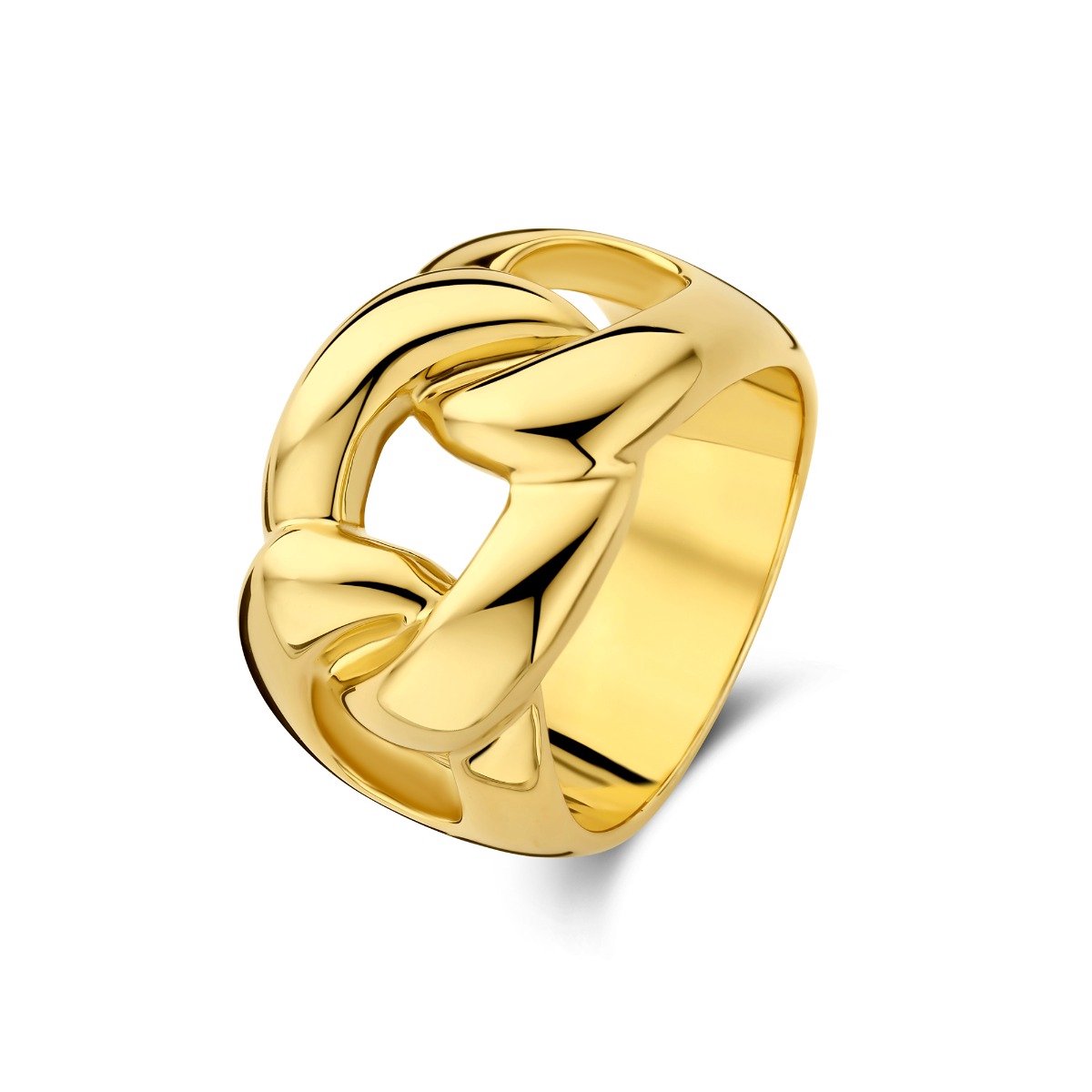 Parte Di Me Bibbiena Poppi Adriane 925 Sterling Zilveren Gold Plated Ring PDM33069-60