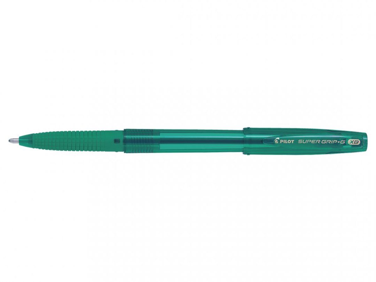 Pilot balpen Super Grip G stick extra breed groen