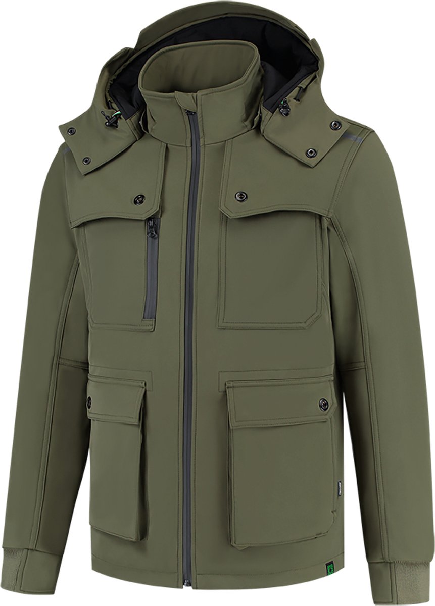 Tricorp Winter Softshell Jack Rewear 402712 - Legergroen - M