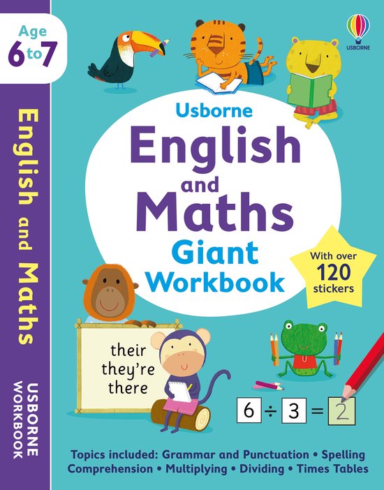 Foto: Usborne workbooks usborne english and maths giant workbook 6 7