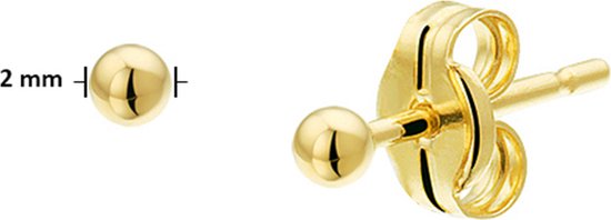 SPARKLE14 - Boucles d'oreille clous Massif - Or