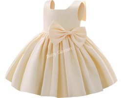 Baby Garden baby feestjurk - meisjes bruiloft jurk - bruidsmeisje jurk - creme maat 80