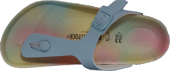 Birkenstock Gizeh Kids BS Large Motif Bleu