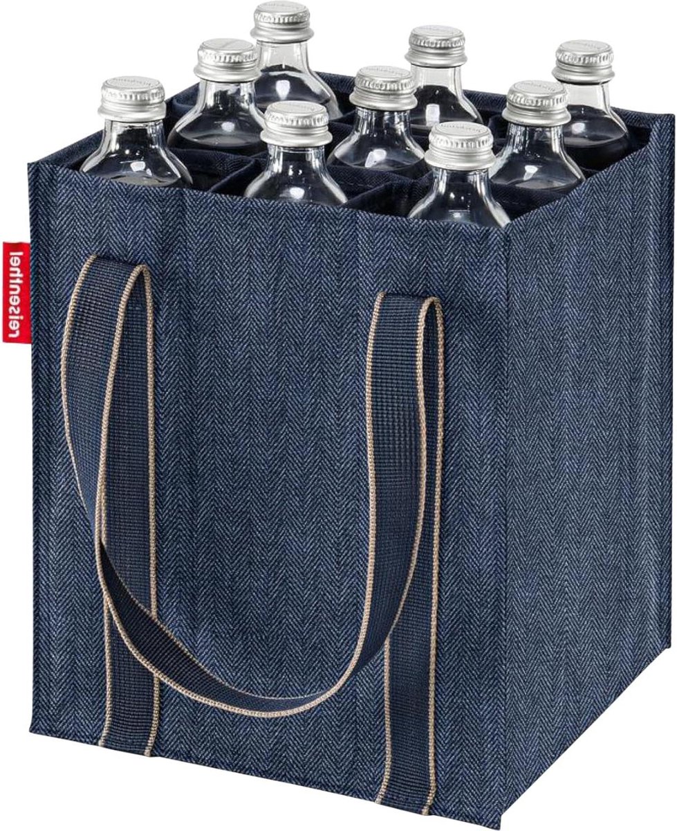 Wijnrek donkerblauw standaard - Reisenthel opvouwbaar bottle bag