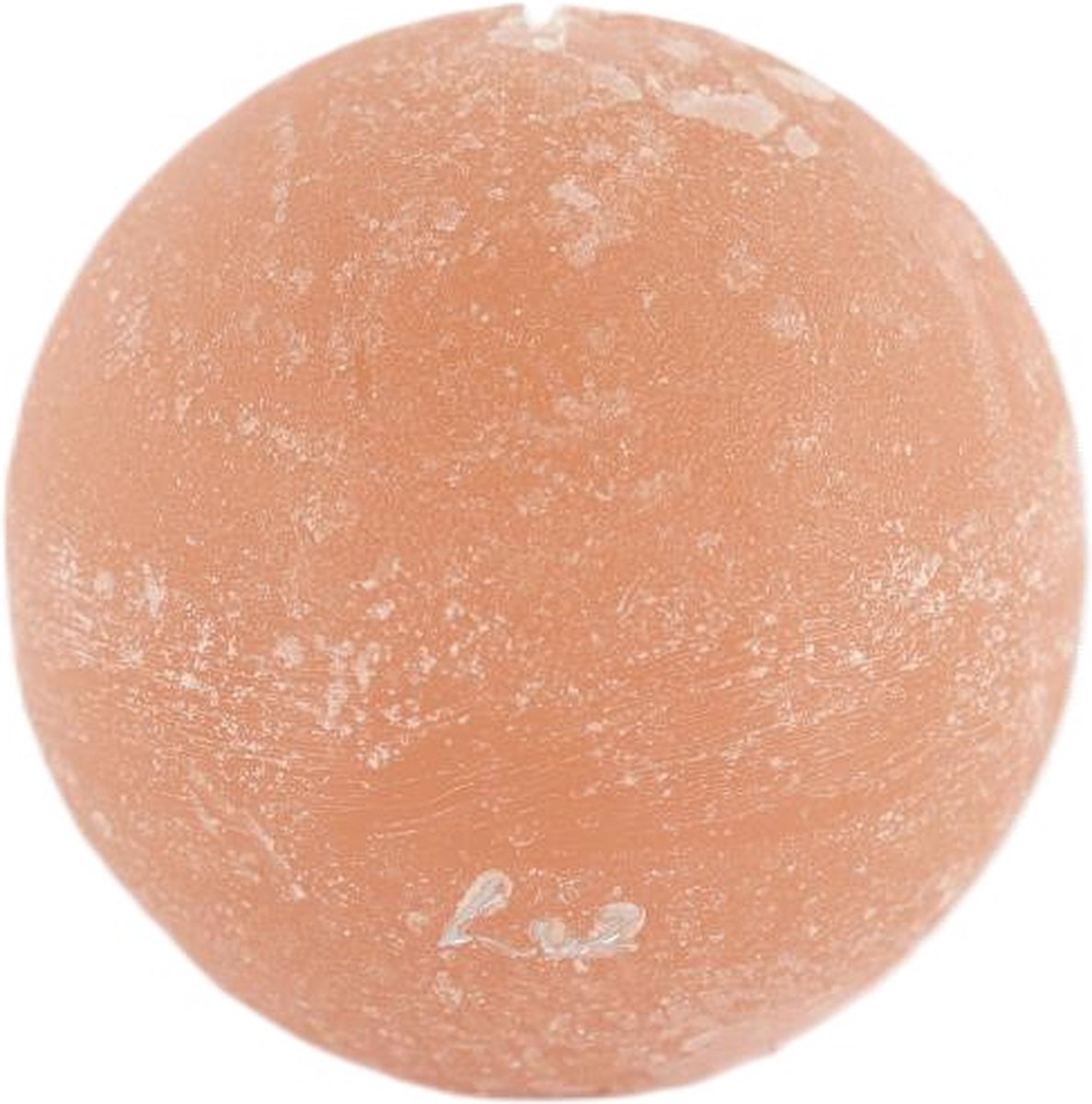 Rasteli Luz Your Senses Kaars- Bolkaars Peach Nougat D 10 cm Persik