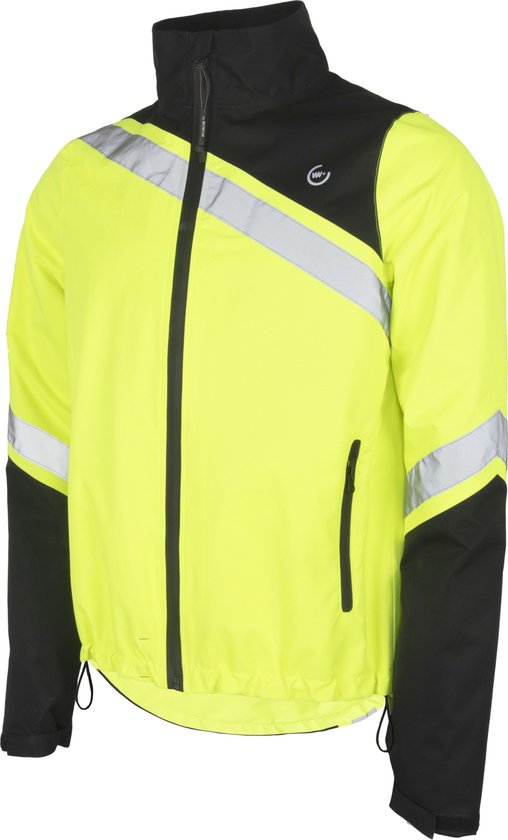 Imperméable de vélo Water et coupe-vent avec reflets et fluorescents - colonne d'eau 8000 mm - Wowow Fuji Rain Jacket XL