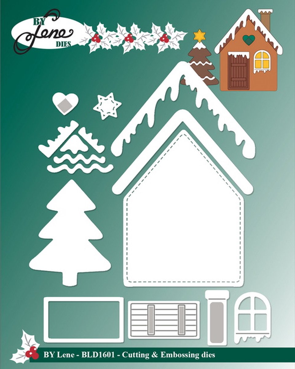 By Lene - Die - Gingerbread House - BLD1601