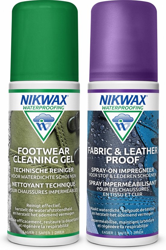 Foto: Nikwax footwear cleaning gel fabric leather proof 125ml