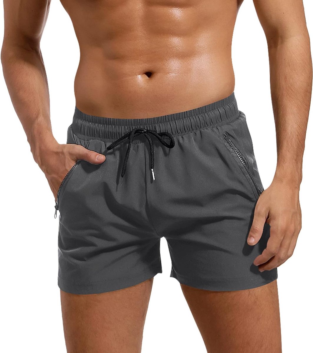Adorel Short de Bain pour Hommes avec Poche zippee Maillot de Bain de Sport de. bol