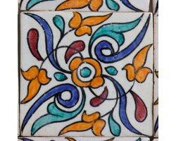 Handgeschilderde Safaa-tegel