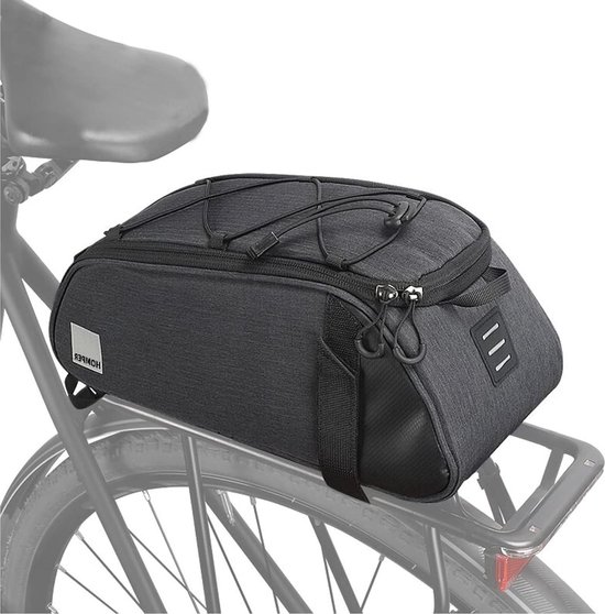 Fietstas - grote & waterdichte bagagedragerzak – | Fietstas & rugzak in één